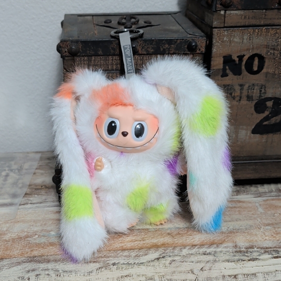 POP MART Accessories - Pop Mart The Monsters Labubu Rabbit Ear Vinyl Plush Pendant Bag Charm 8.5” NWOB